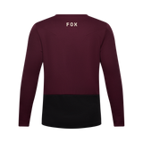 Youth Ranger Long Sleeve Jersey Fox Head - Dark Maroon