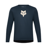 Youth Ranger Long Sleeve Jersey Fox Head - Galaxy Blue