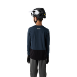 Youth Ranger Long Sleeve Jersey Fox Head - Galaxy Blue