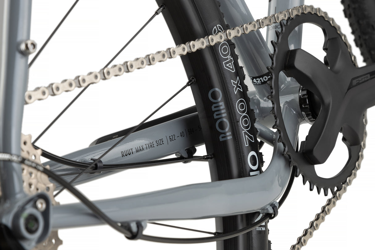 Ruut ST2 Gravel Plus Bike - Grey/Black