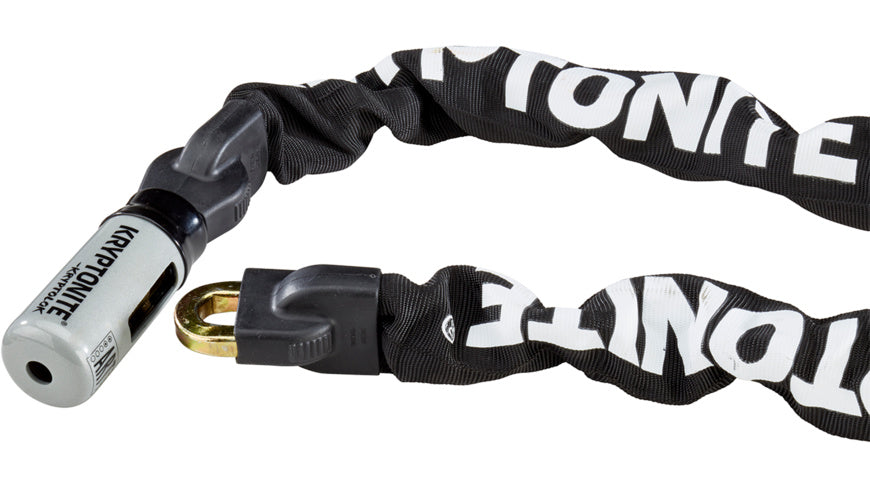 KryptoLok 912 I.C. Kettenschloss (120cm) - schwarz/weiß