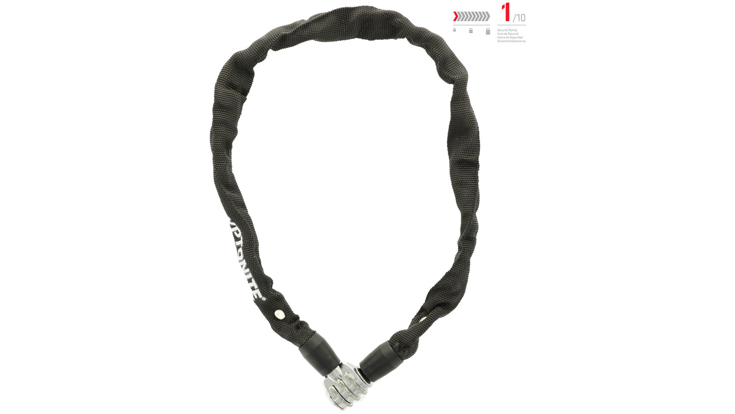 Keeper 465 Combo Kettenschloss (65cm) - schwarz