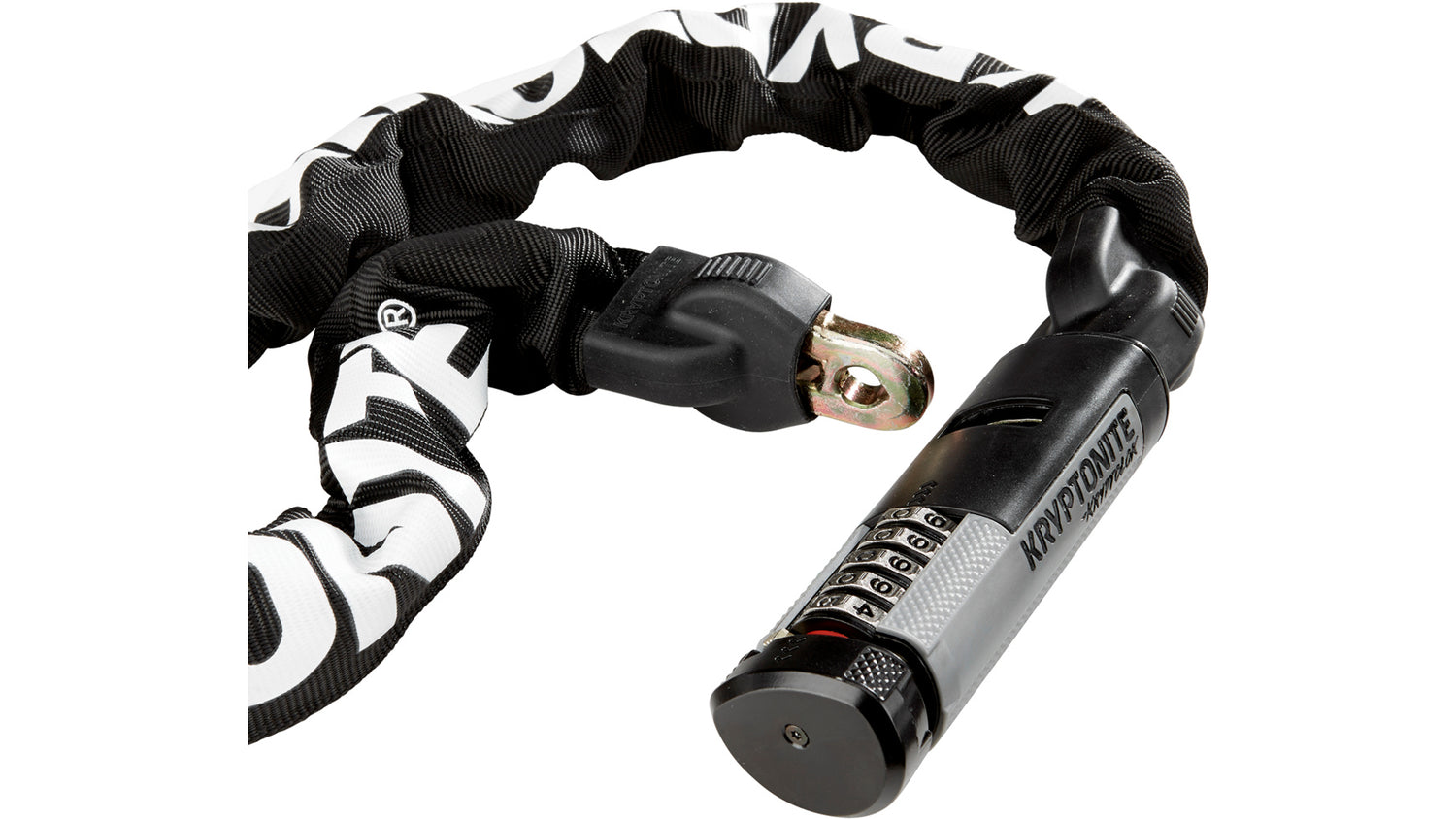 Kryptolok 912 Combo I.C. Kettenschloss (120cm) - schwarz/weiß