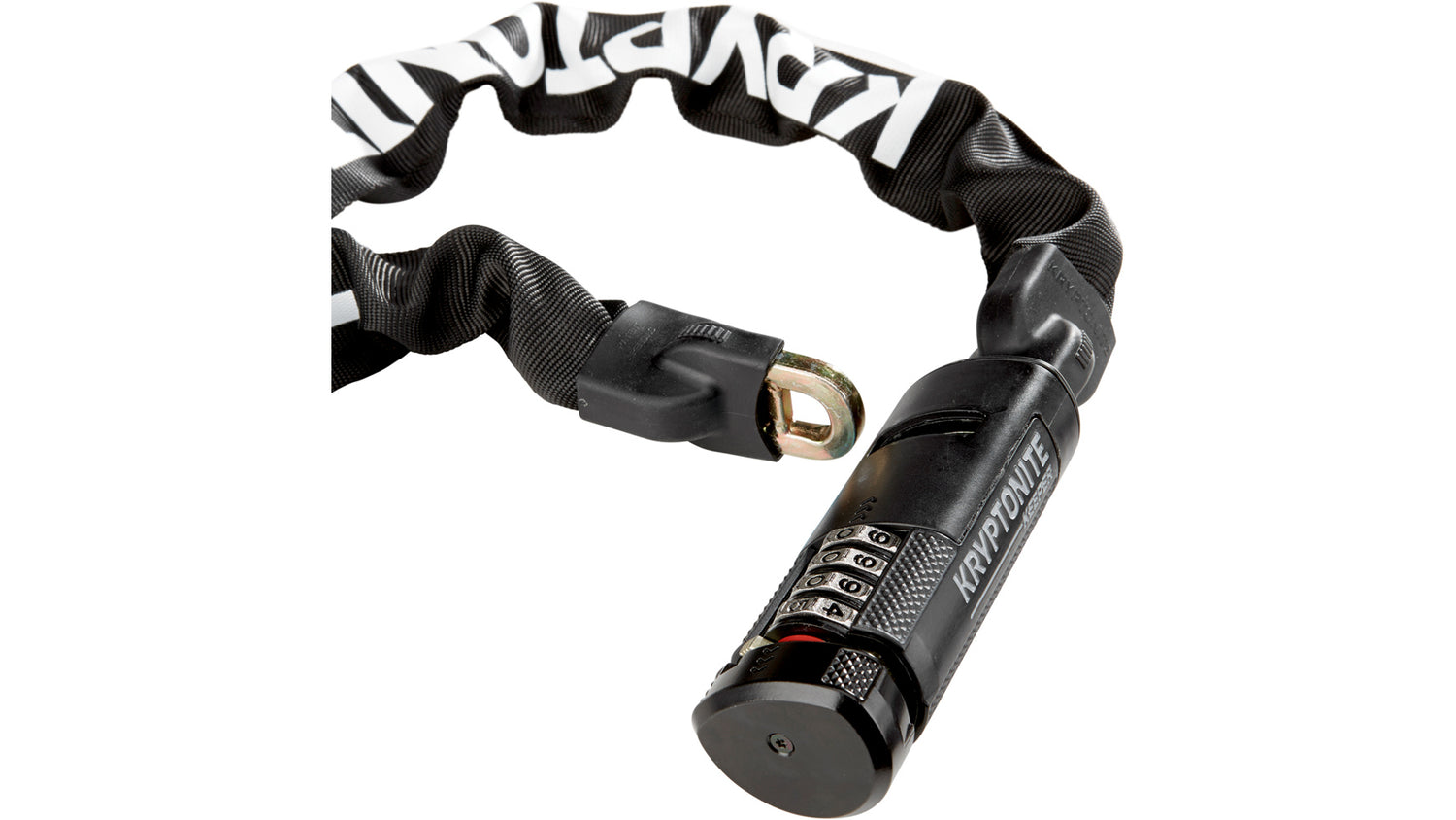 Keeper 712 Combo I.C. Kettenschloss (120cm) - schwarz/weiß