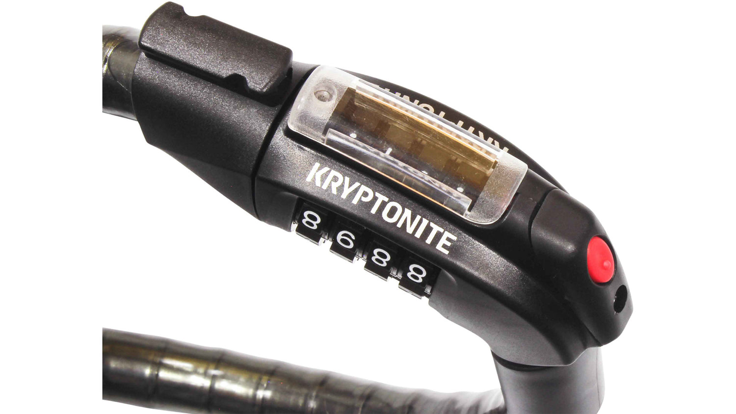 Kryptoflex™ 2080 Armored Combo Kabelschloss (80cm) - schwarz