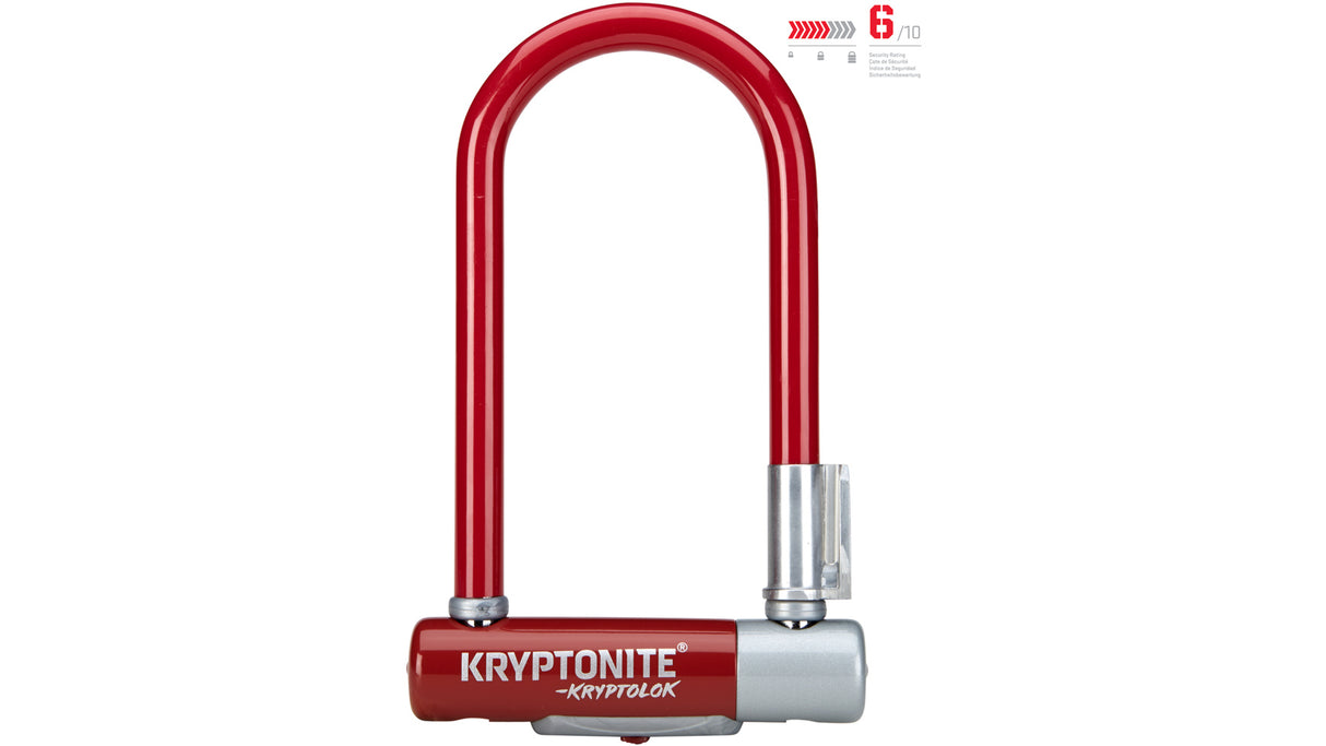 Kryptolok Mini-7 Bügelschloss - rot