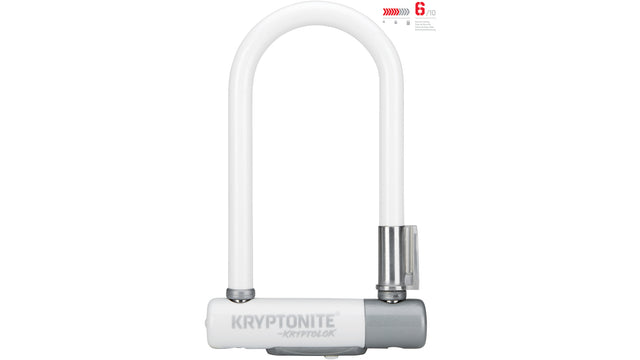Kryptolok Mini-7 Bügelschloss - pearly white