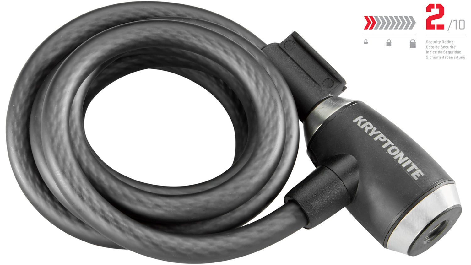 Kryptoflex™ 1218 Kabelschloss (180cm) - schwarz