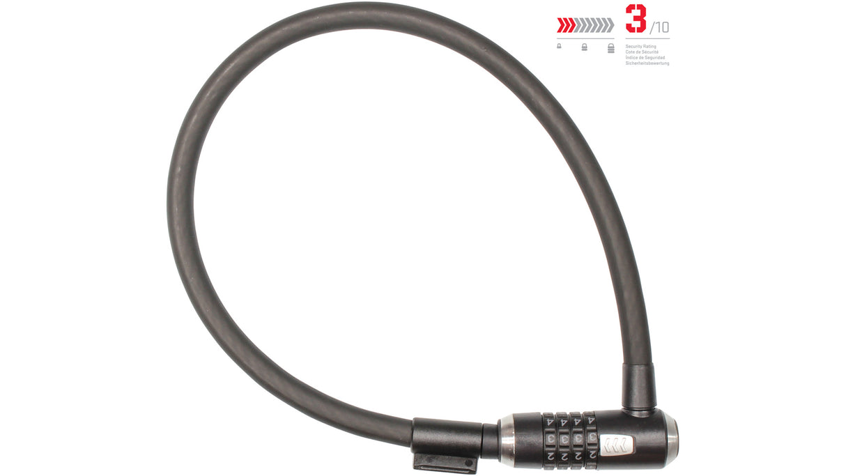KryptoFlex™ 1565 Combo Kabelschloss (65cm) - schwarz