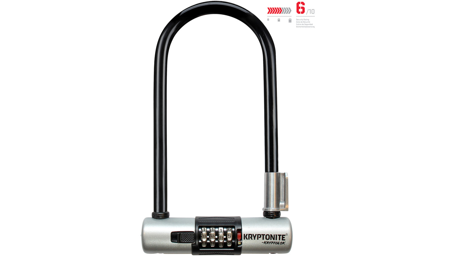 Kryptolok Standard Combo Bügelschloss - schwarz