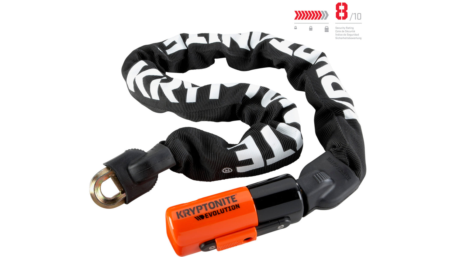 Evolution 1012 I.C. Kettenschloss (120cm) - schwarz