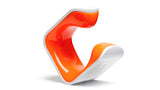 Clug weiss/orange