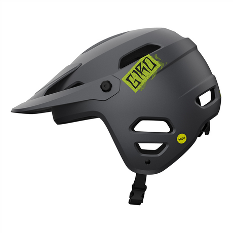 Tyrant Spherical MIPS Fahrradhelm - matte met black/ano lime