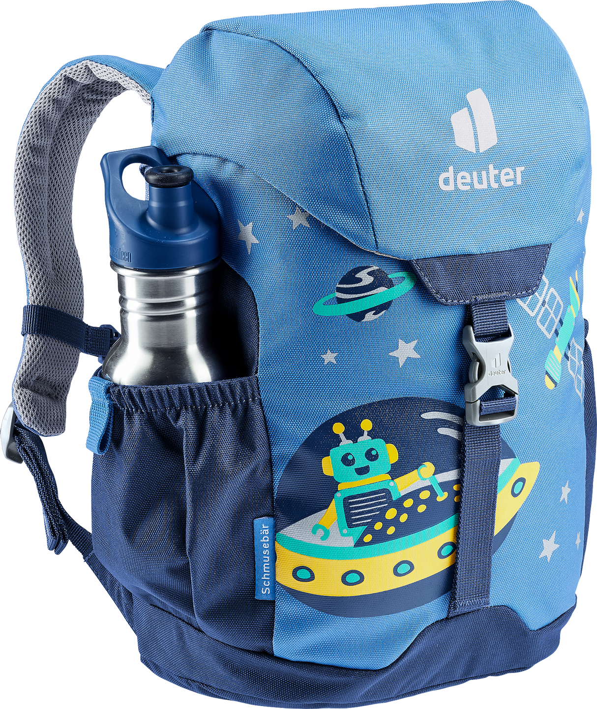Kinderrucksack Schmusebär - wave-nightblue