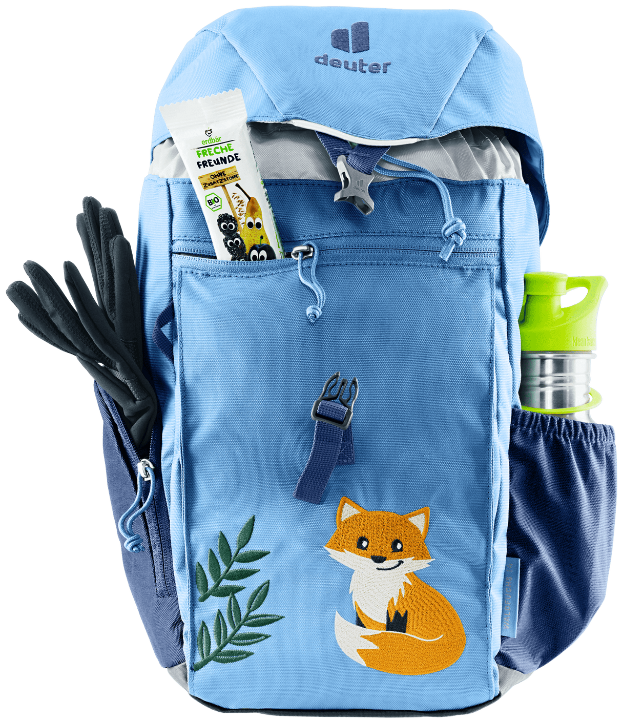 Kinderrucksack Waldfuchs 14 - wave-nightblue