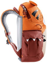 Kikki Kinderrucksack - mandarine-redwood