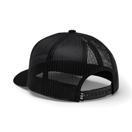 Block Mesh Trucker Hat - Black