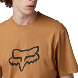 Legacy Fox Head Short Sleeve Tee - Cognac