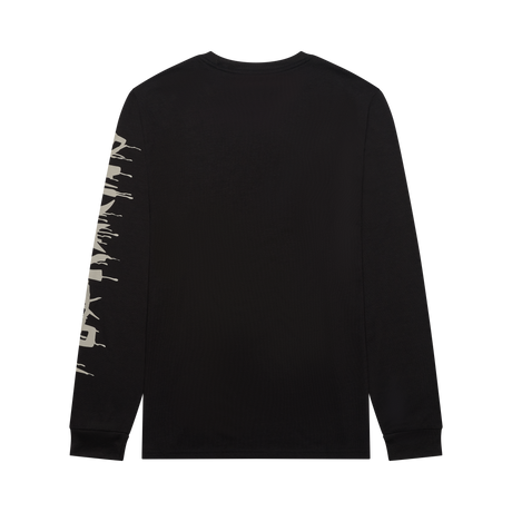 Roughcut Dri-ReleaseE MD LS TEE - Black