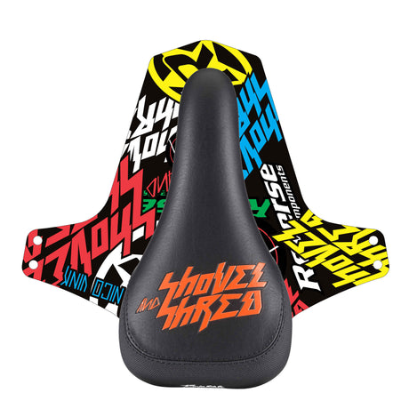 Shovel & Shred Sattel - Schwarz/Orange