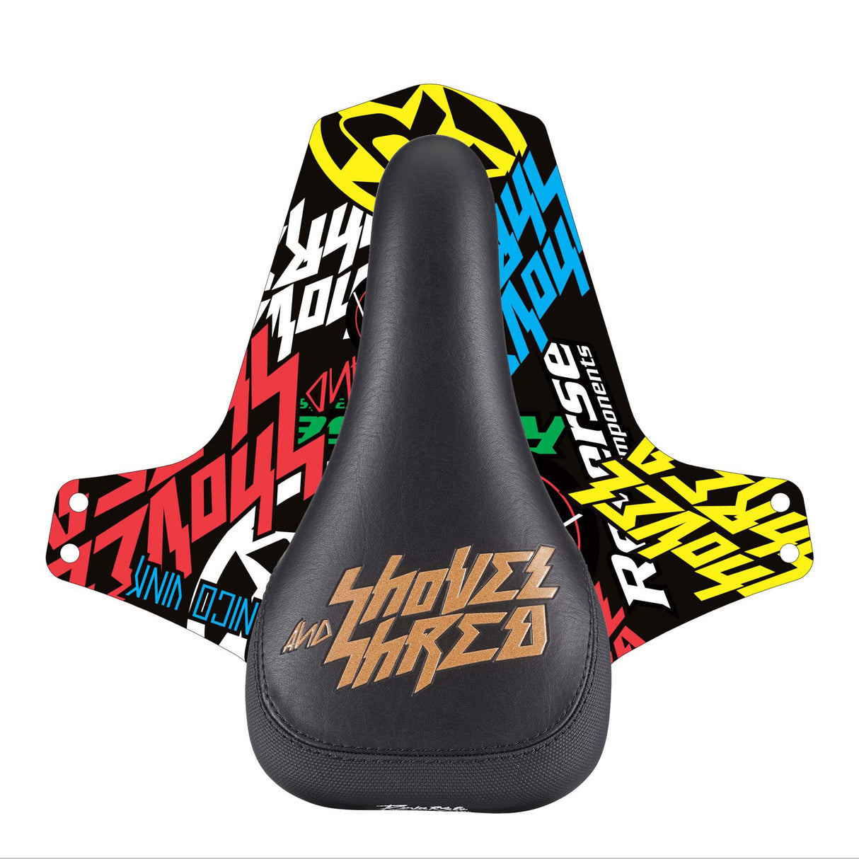 Shovel & Shred Sattel - Schwarz/Kupfer