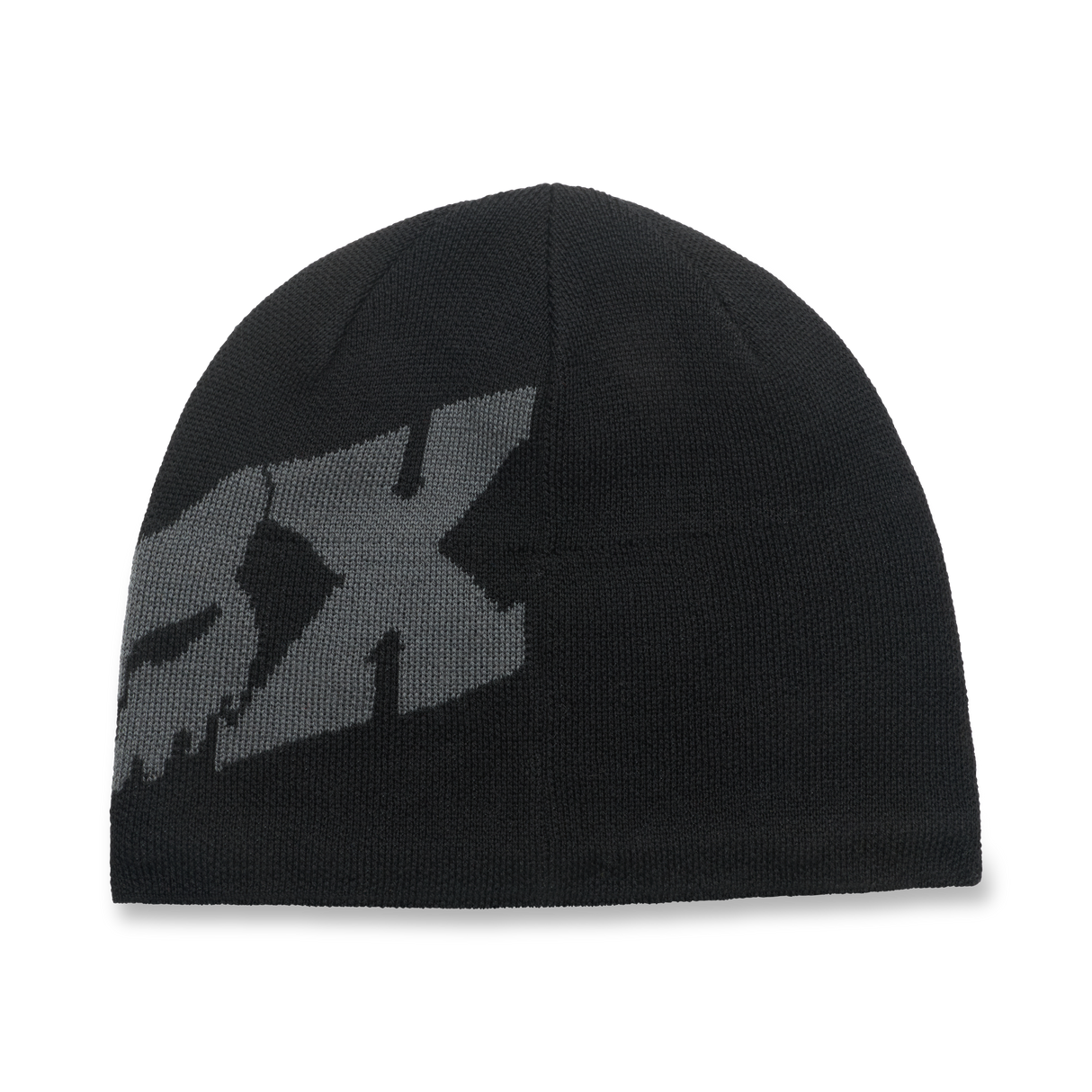 X Jacquard Beanie - Black