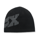 X Jacquard Beanie - Black