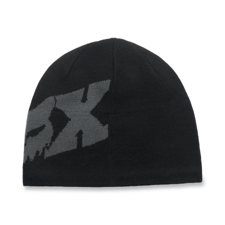 X Jacquard Beanie - Black