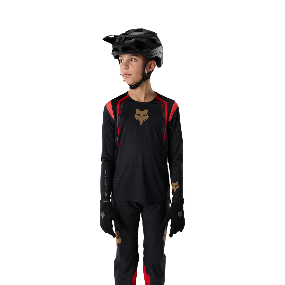 Youth Flexair LS Jersey Goldstone SE - Black