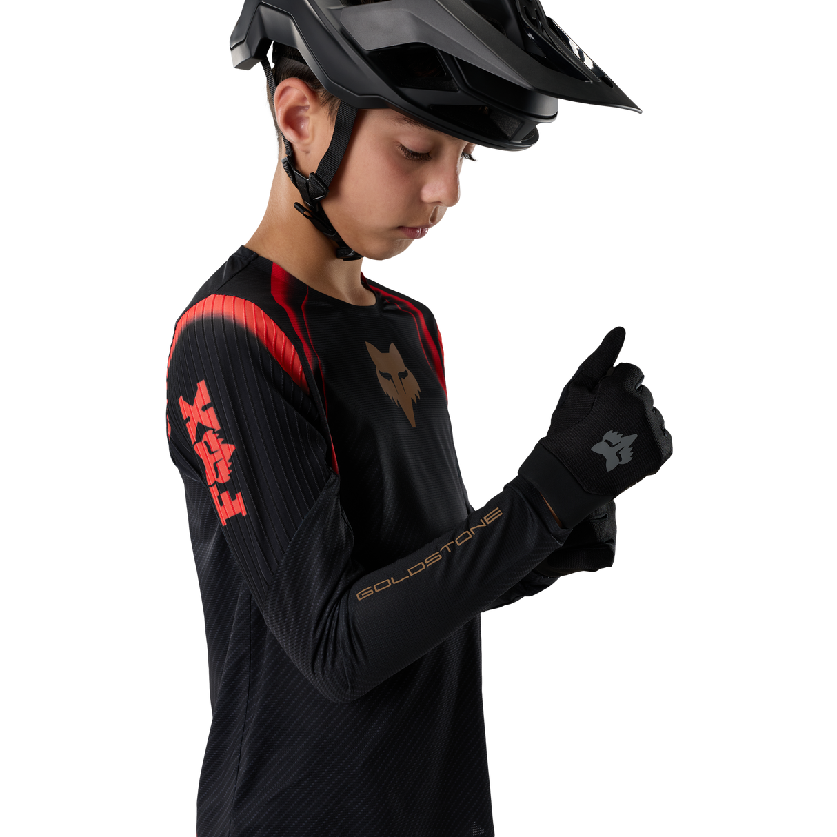 Youth Flexair LS Jersey Goldstone SE - Black