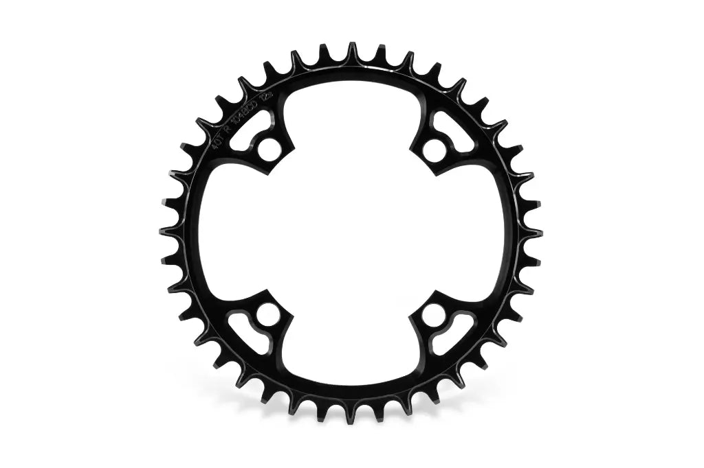 104 BCD Kettenblatt, 4 Loch, rund - schwarz