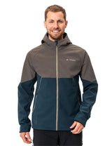 Qimsa Softshelljacke - Coconut/Dark Sea