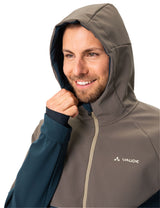 Qimsa Softshelljacke - Coconut/Dark Sea