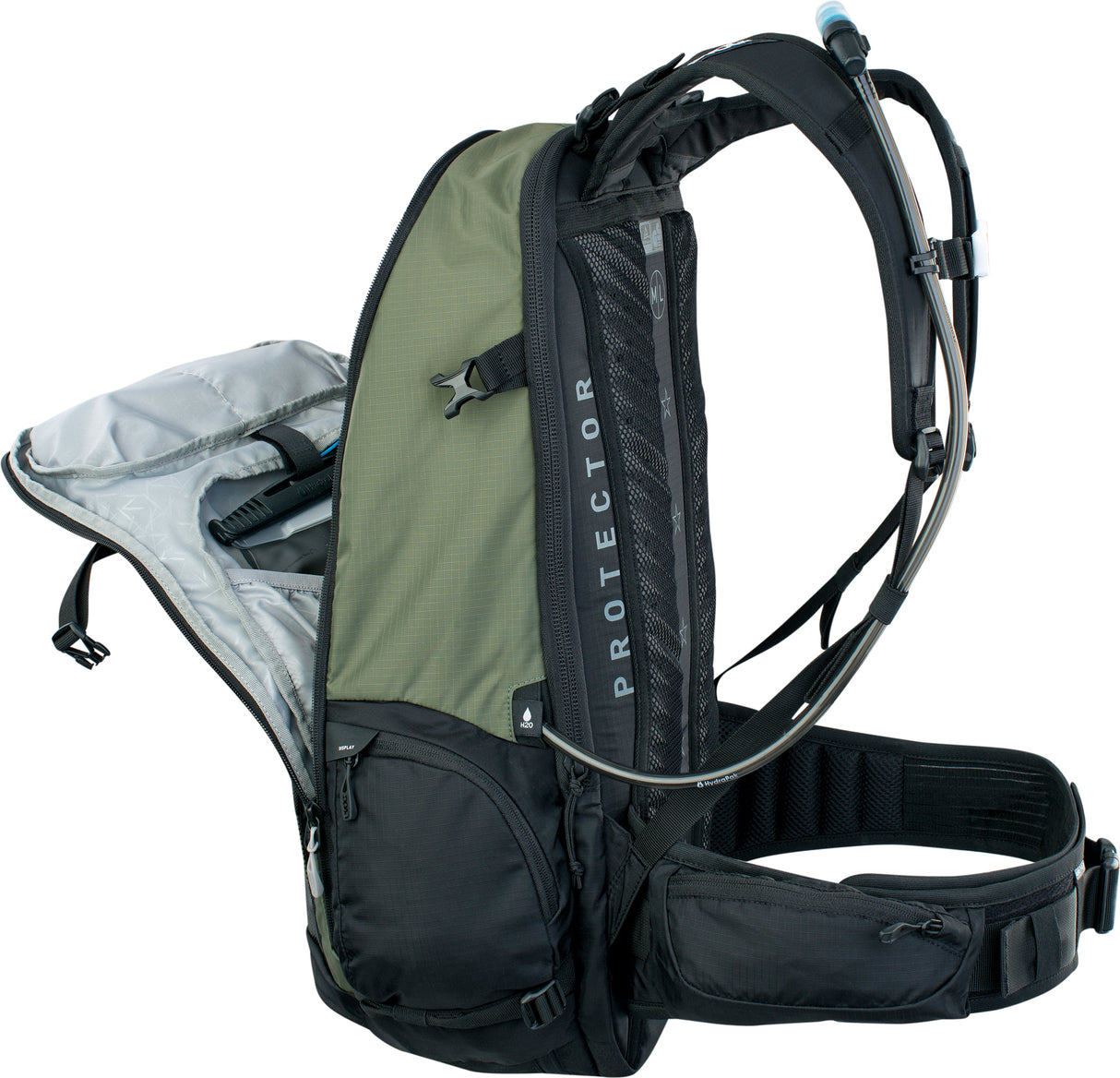 FR Tour E-Ride 30 L Rucksack - Dark Olive/Black