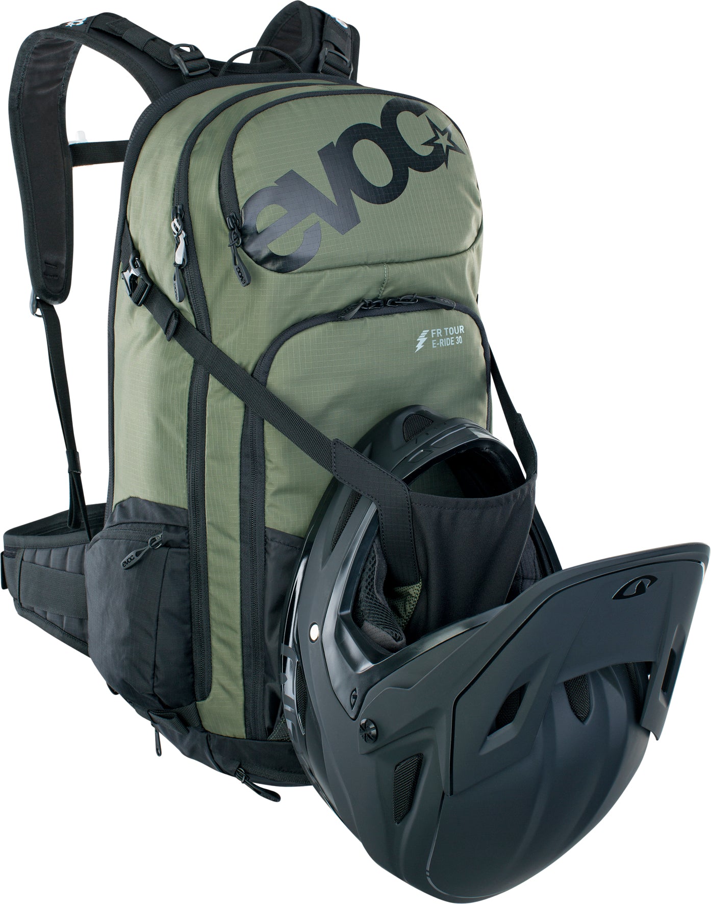 FR Tour E-Ride 30 L Rucksack - Dark Olive/Black