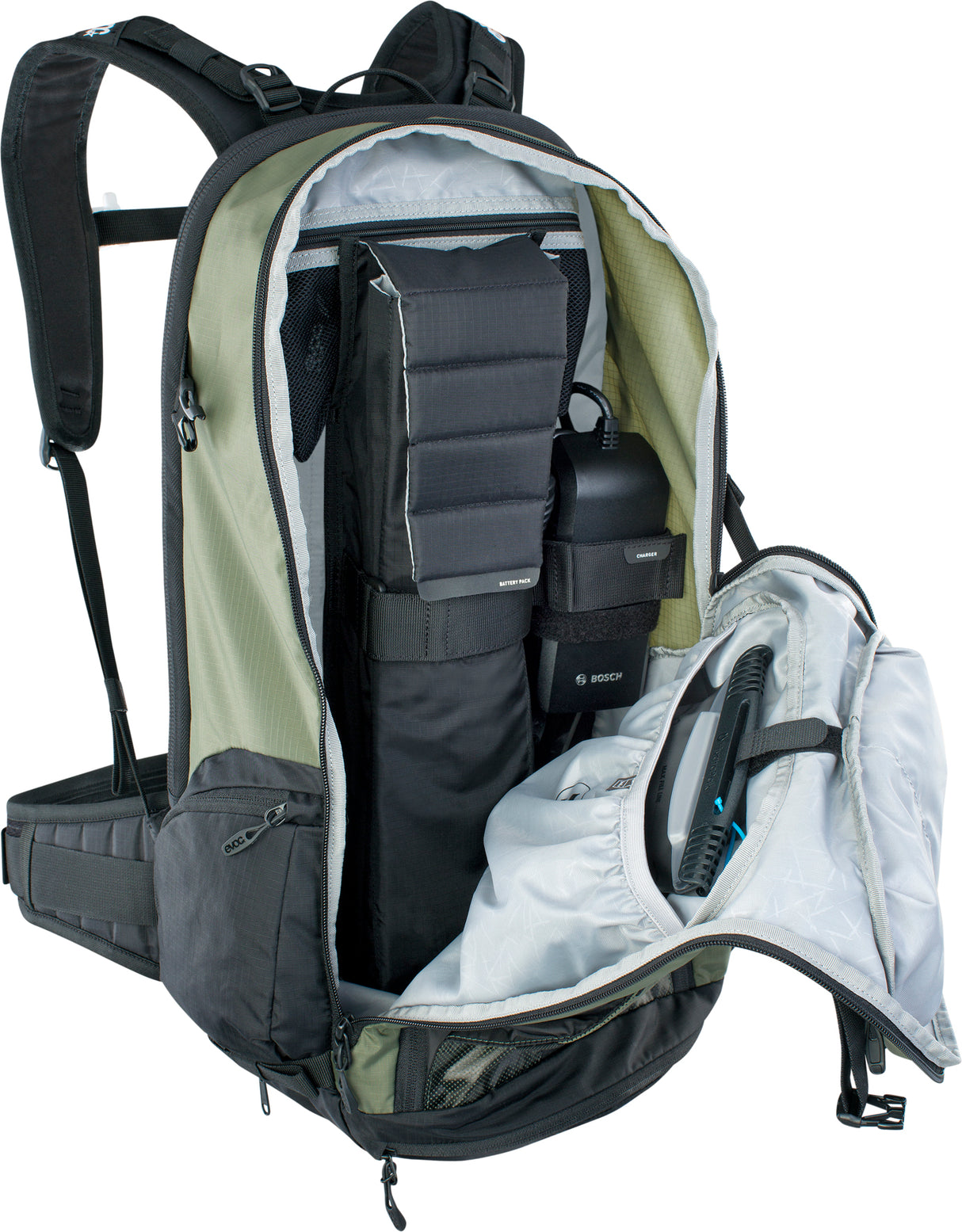 FR Tour E-Ride 30 L Rucksack - Dark Olive/Black