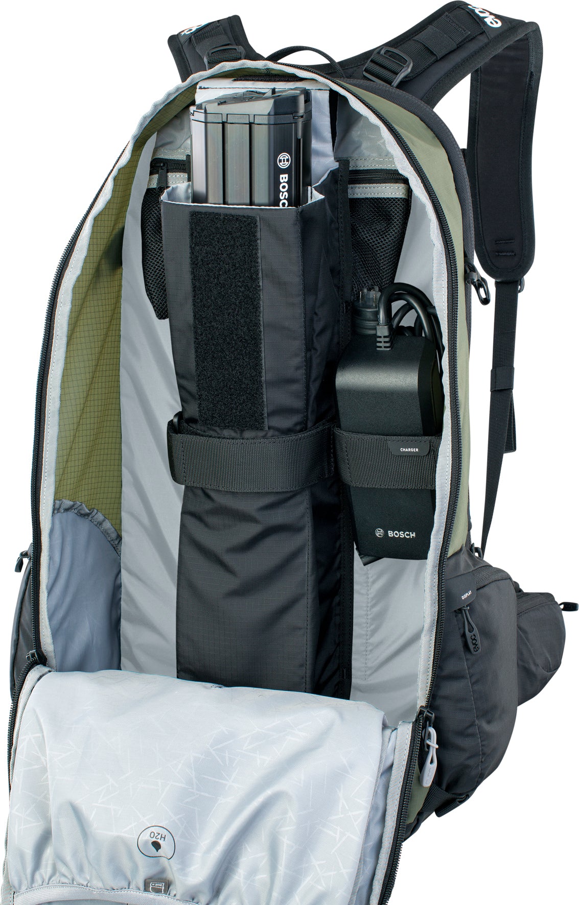 FR Tour E-Ride 30 L Rucksack - Dark Olive/Black