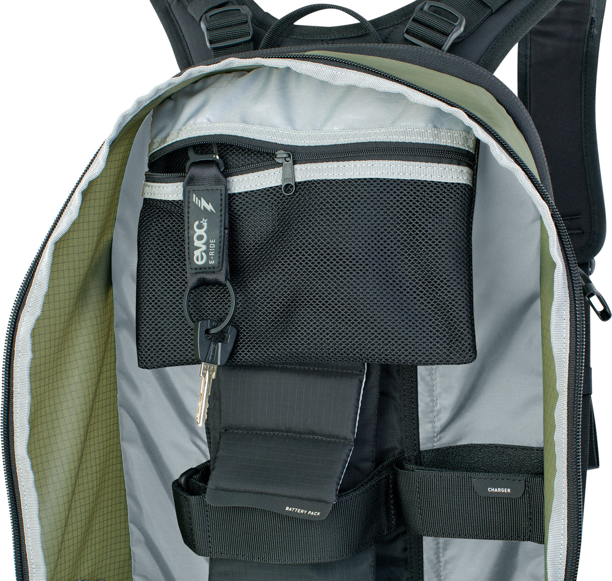 FR Tour E-Ride 30 L Rucksack - Dark Olive/Black