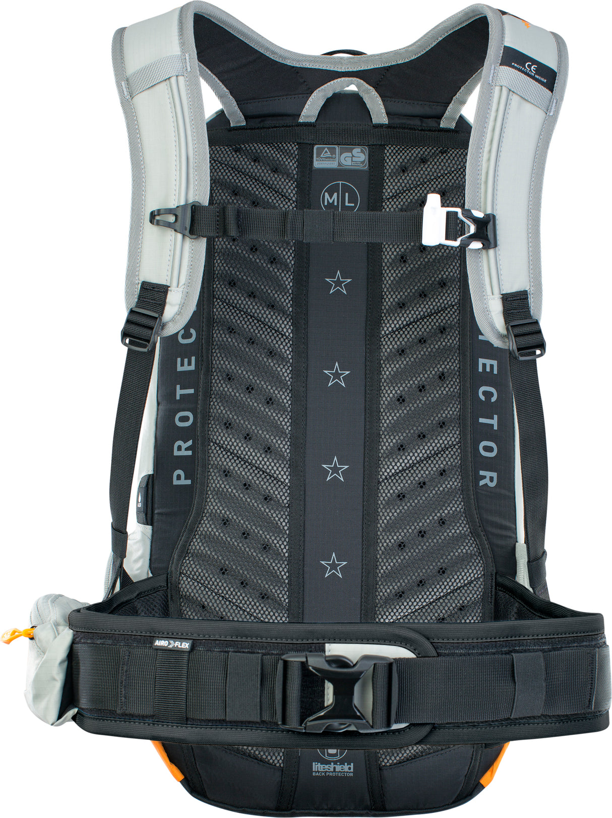 FR Enduro E-Ride 16 L Rucksack - Stone/Bright Orange