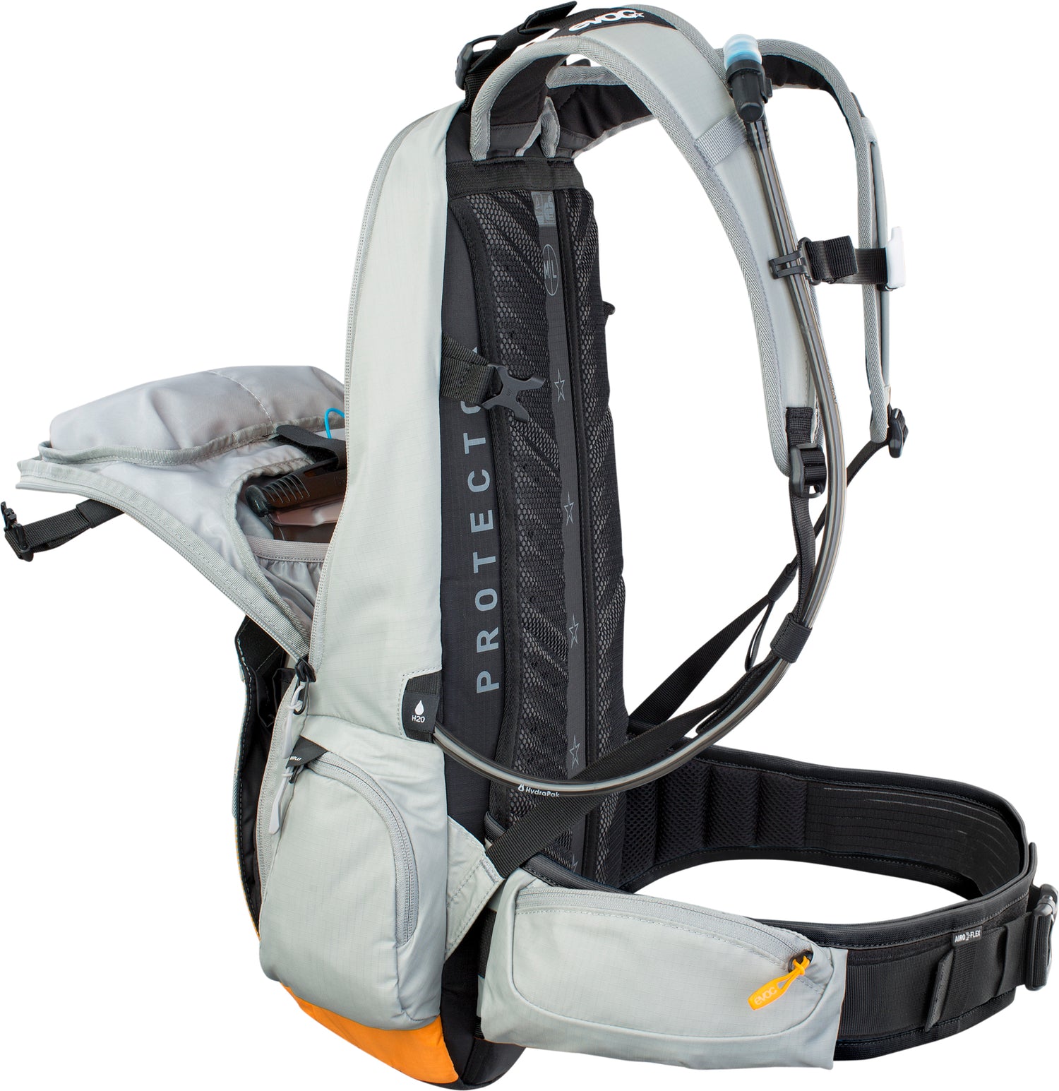 FR Enduro E-Ride 16 L Rucksack - Stone/Bright Orange
