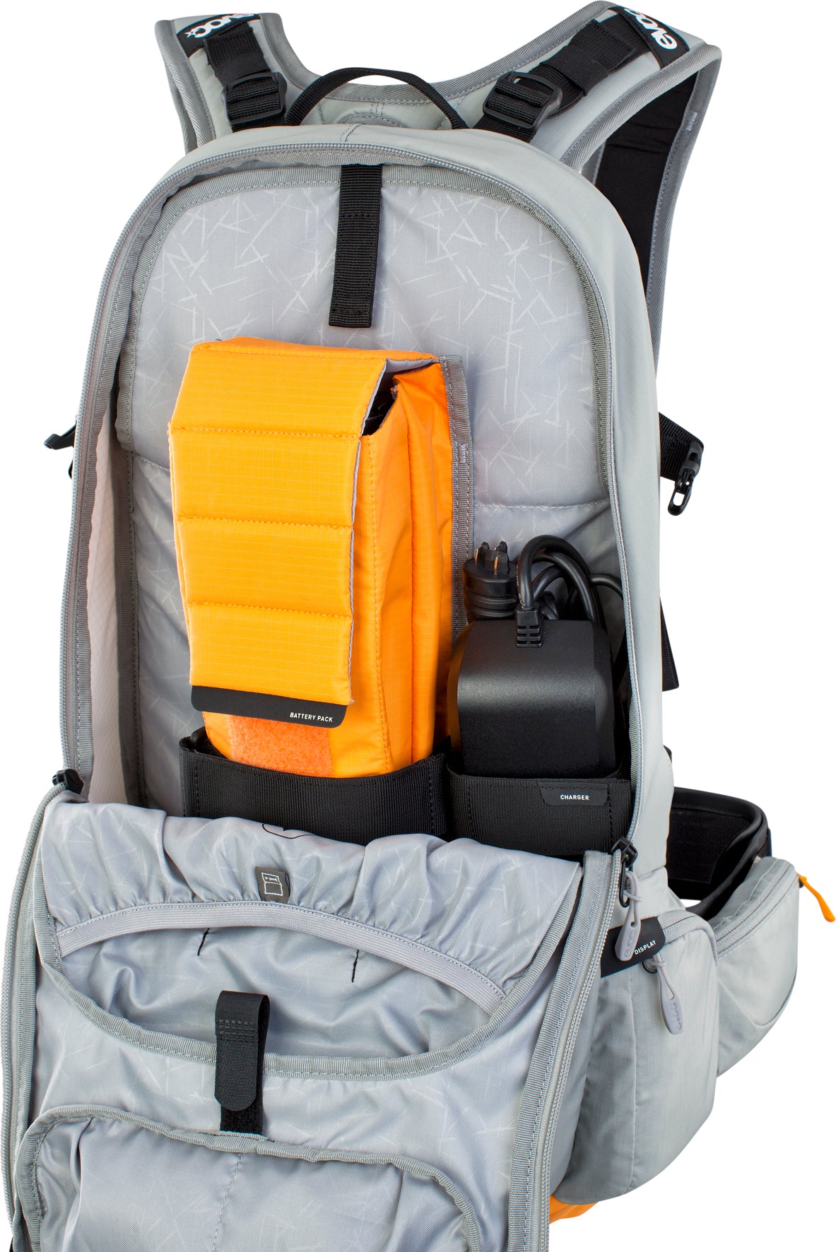 FR Enduro E-Ride 16 L Rucksack - Stone/Bright Orange