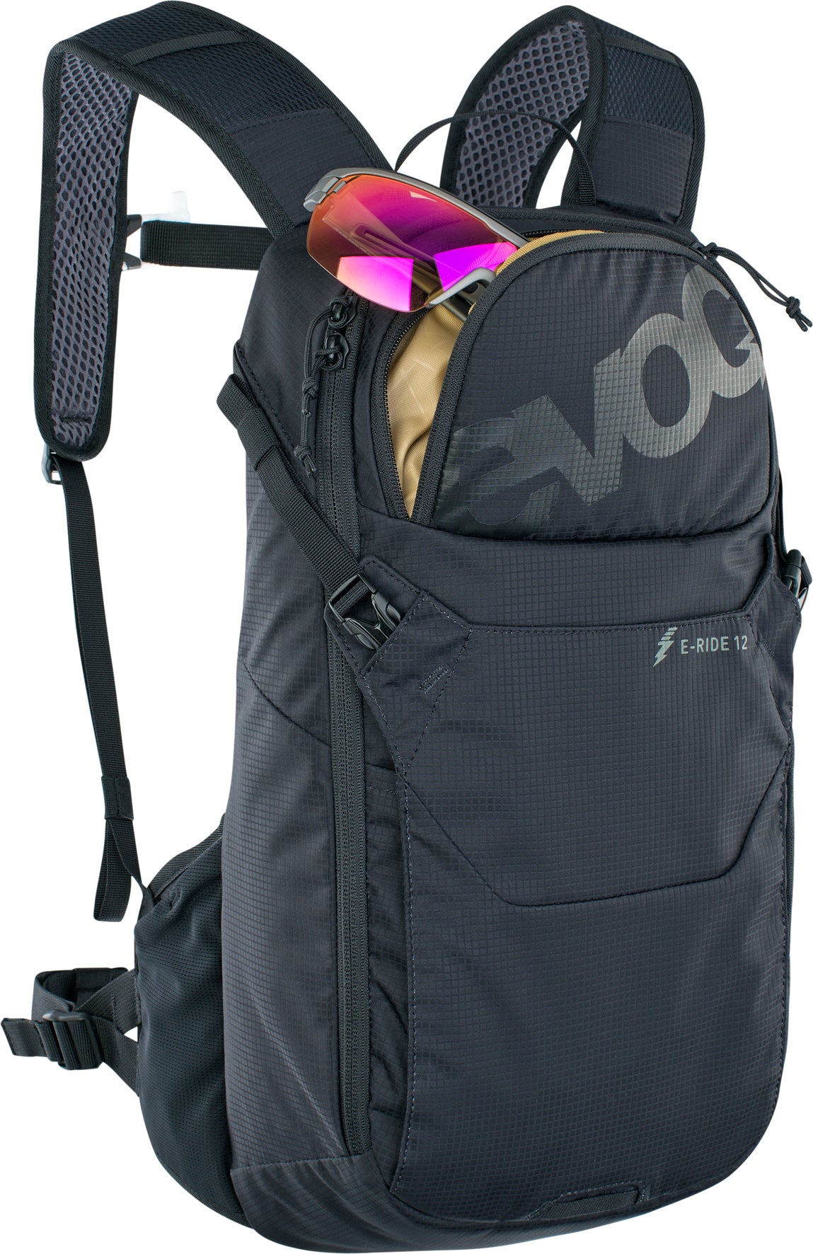 E-Ride 12 L Rucksack - Schwarz