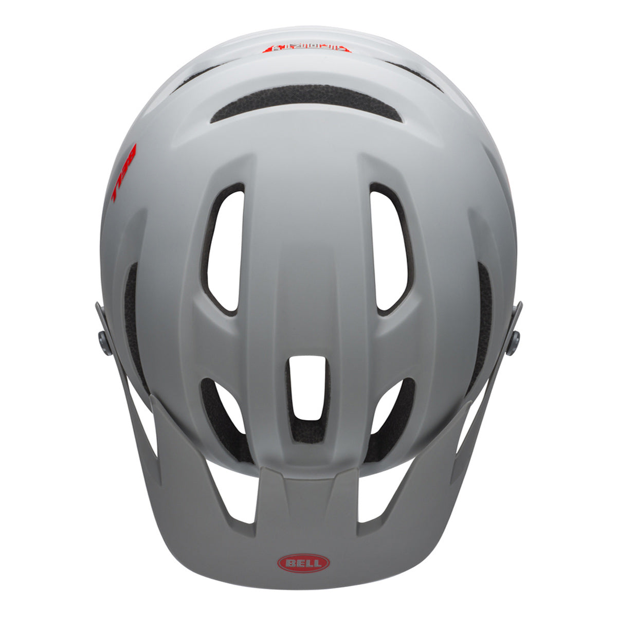 4FORTY Mips Fahrradhelm - Grau/Rot