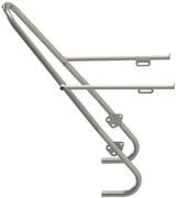 Vorderrad-Gepäckträger TARA EDELSTAHL 26"-28" - silber