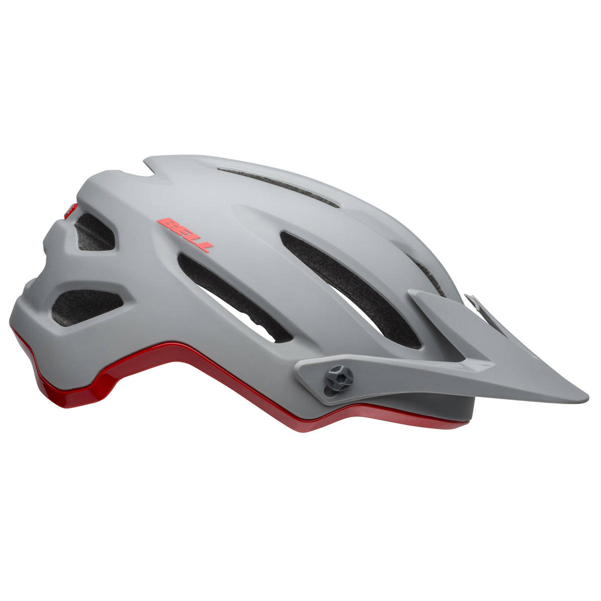 4FORTY Mips Fahrradhelm - Grau/Rot