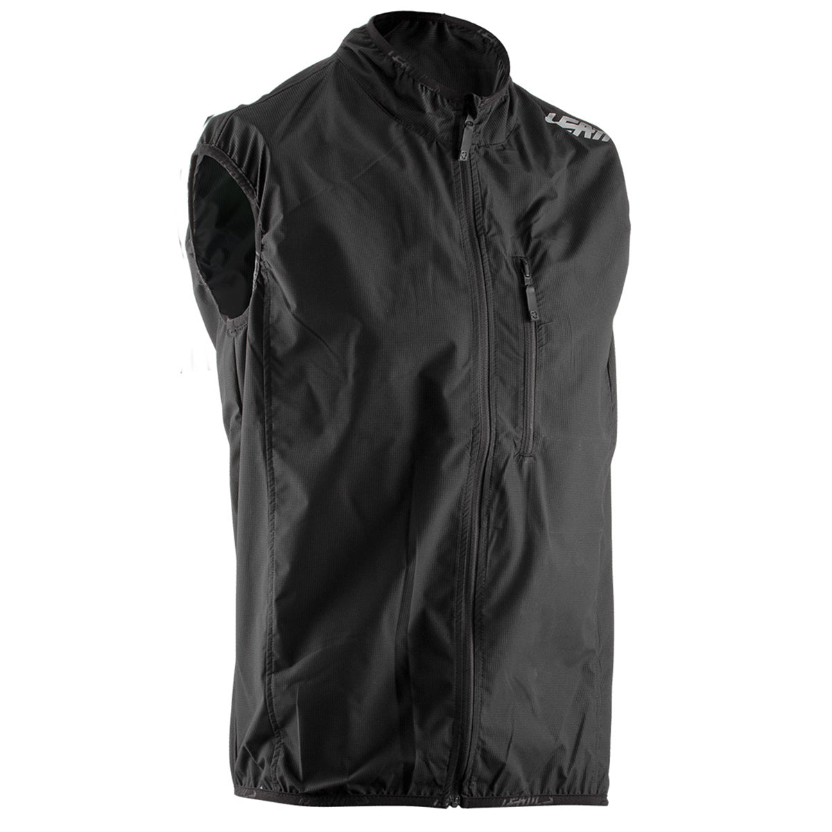 Gilet Leatt Race Lite Nero - Leggero, Antivento, Traspirante, Pieghevole In Tasca, Per Sport E Allenamento