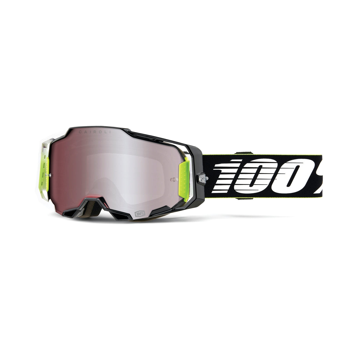100% Armega HiPER Goggle RACR - Mirror Silver Lens