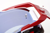 100% Armega Goggle Oversized Deep Red - Mirror Sil
