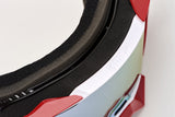 100% Armega Goggle Oversized Deep Red - Mirror Sil