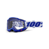Accuri 2 Enduro Moto Goggle Blue - Clear Lens